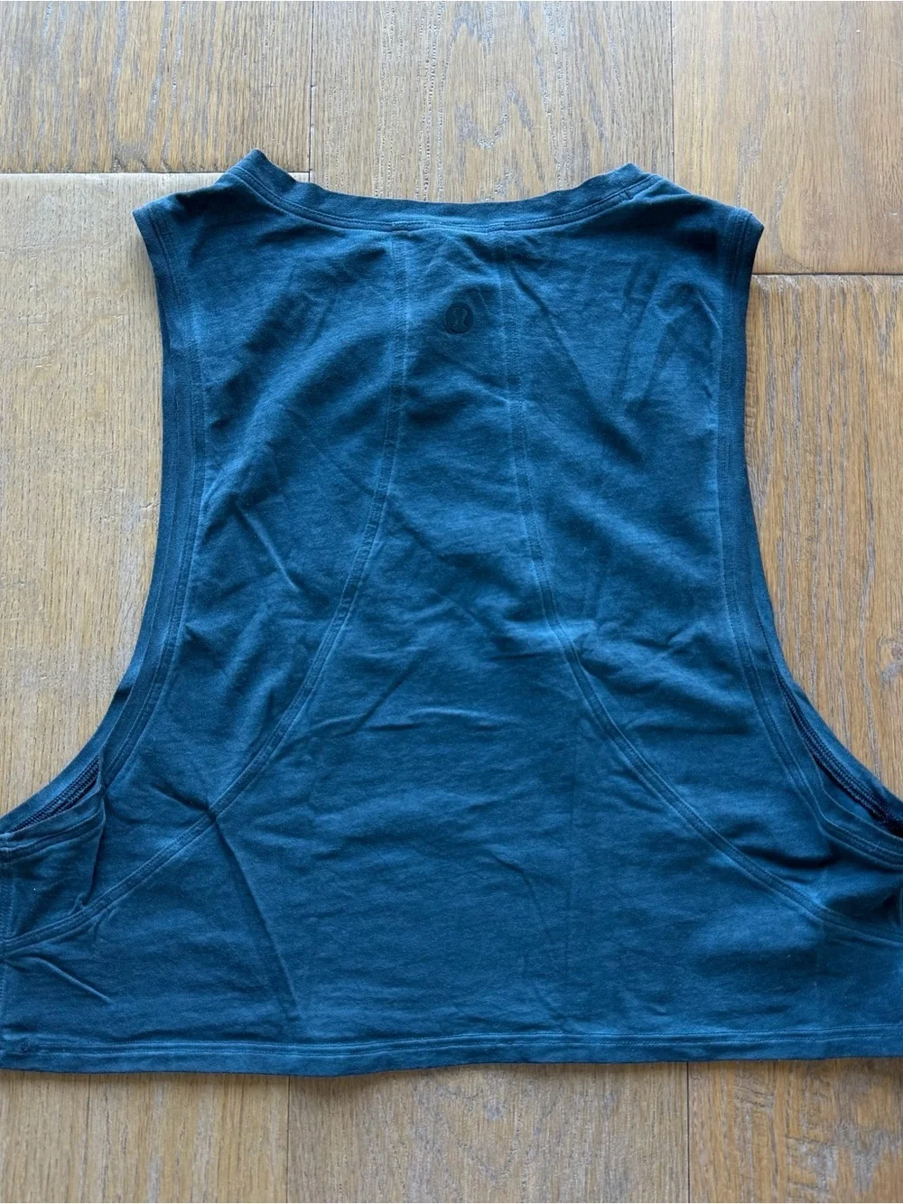 Lululemon all yours crop tank top *train in blue* — 2